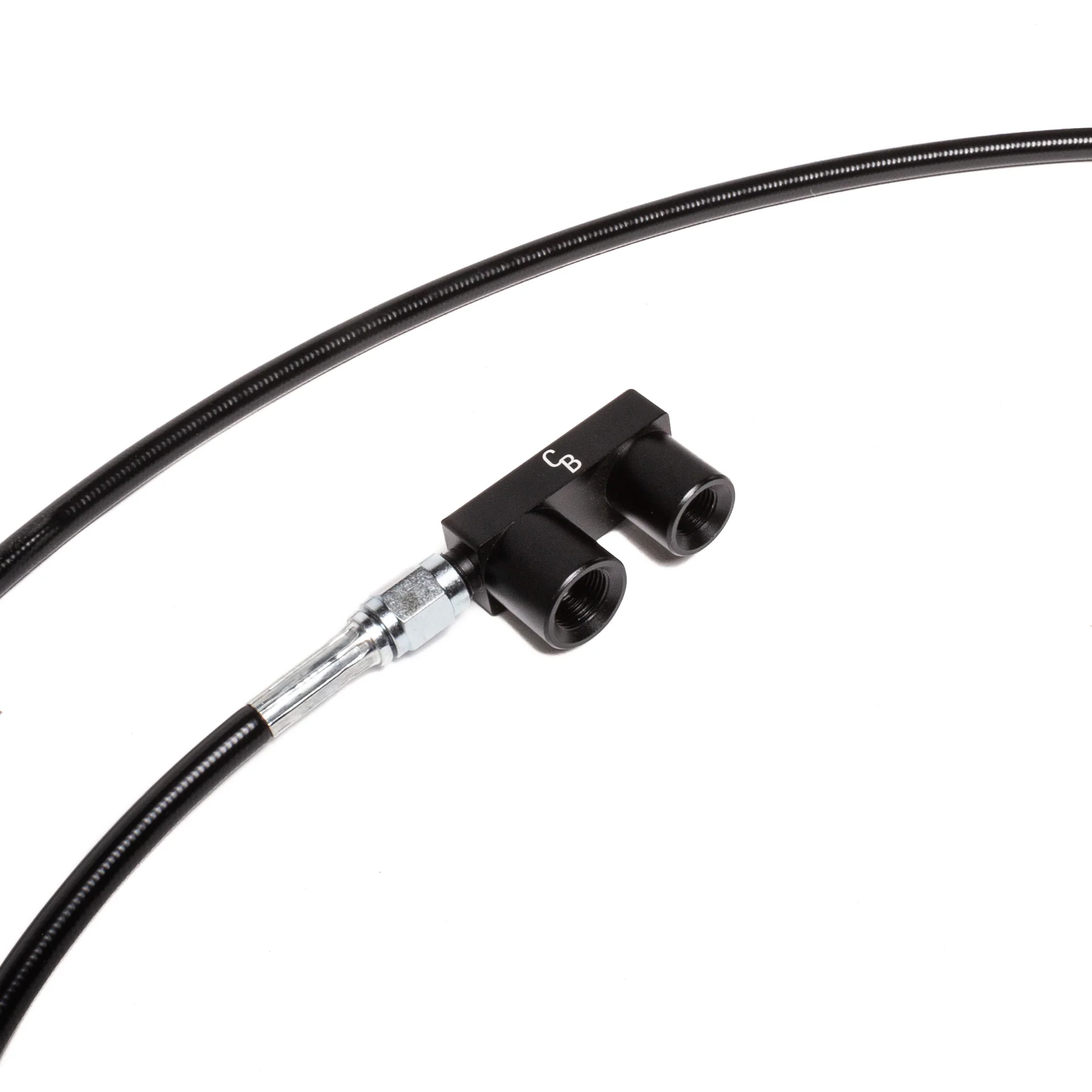 Chase Bays 3AN Male to (1) M10x1.0 and (1) M12x1.0 Concave Female F Fitting - Image 3