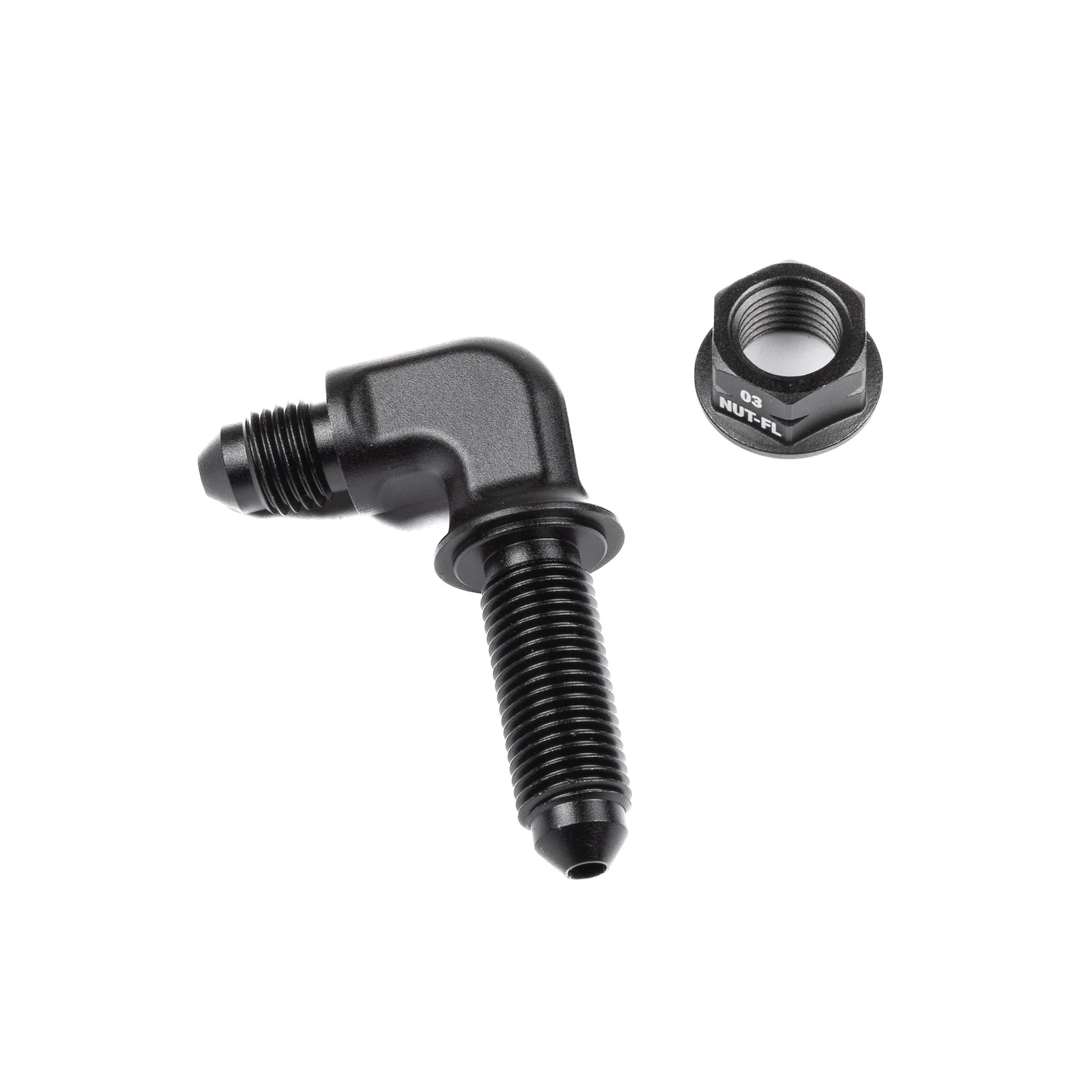 Chase Bays 3AN 90 Bulkhead w/ Securing Nut