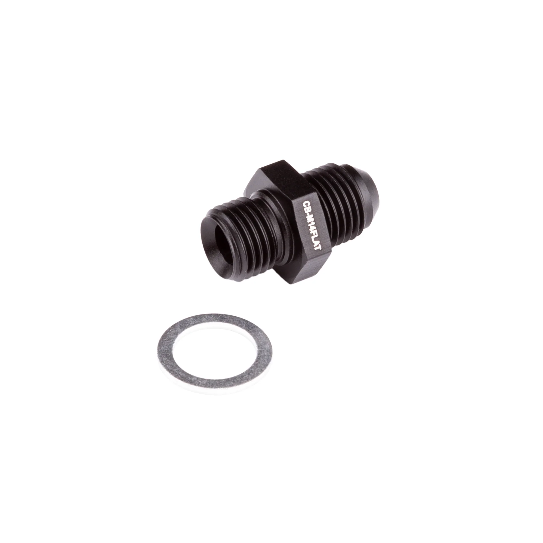 Chase Bays 14x1.5 to 6AN Adapter w/ Aluminum Crush Washer - Image 3