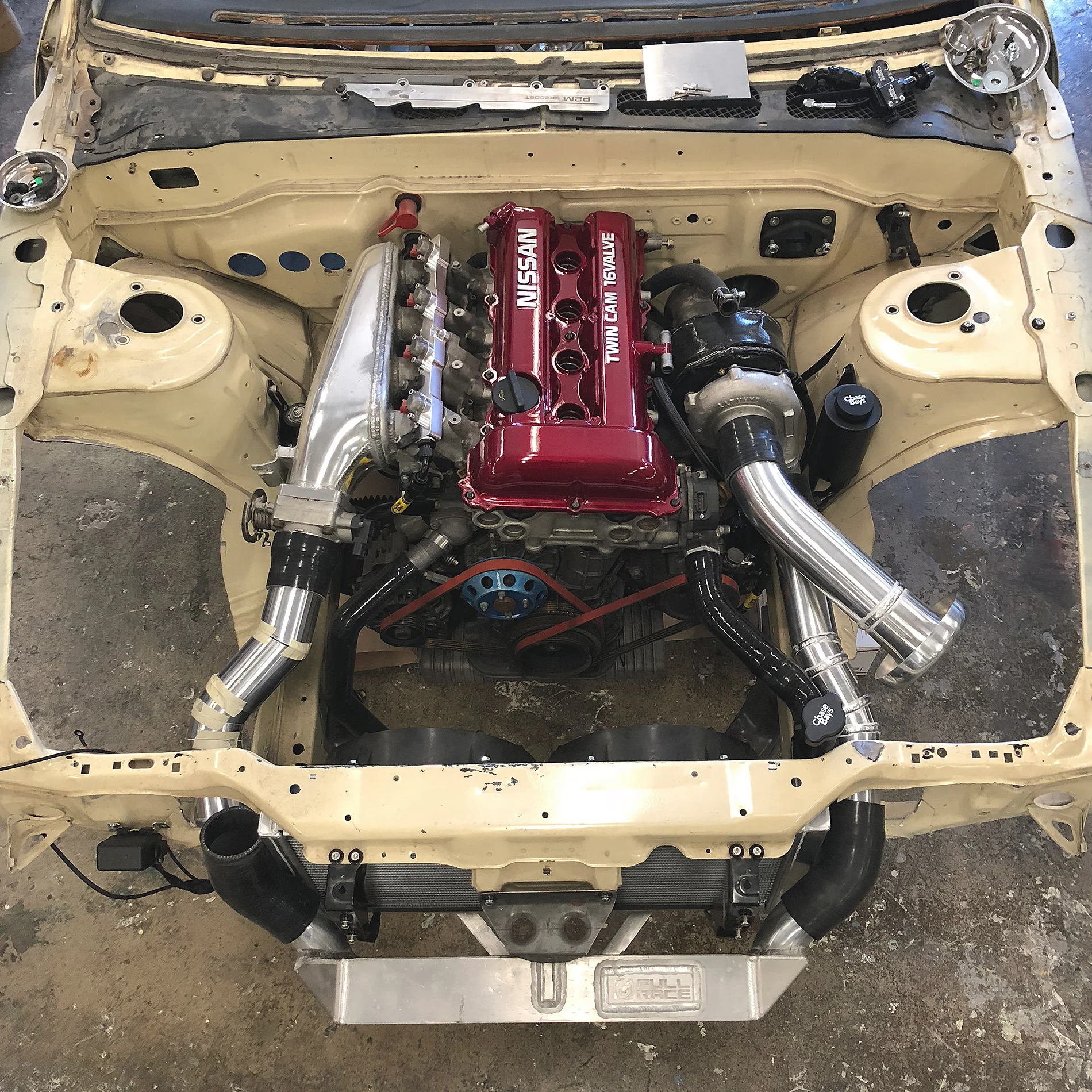 Chase Bays Tucked Aluminum Radiator - Nissan 240sx S13 / S14 / S15 and R32 - Image 9