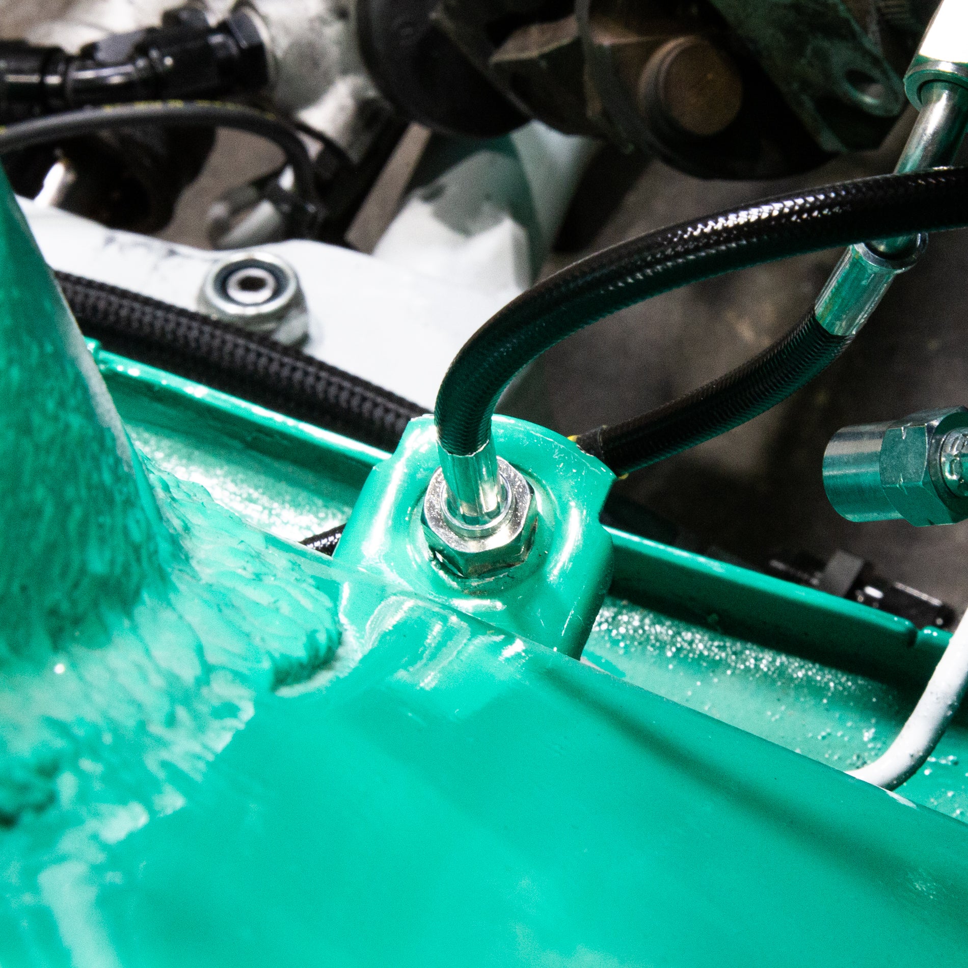 Chase Bays Brake Line Relocation for BMW E30 with Single Piston Brake Booster Delete - Image 11