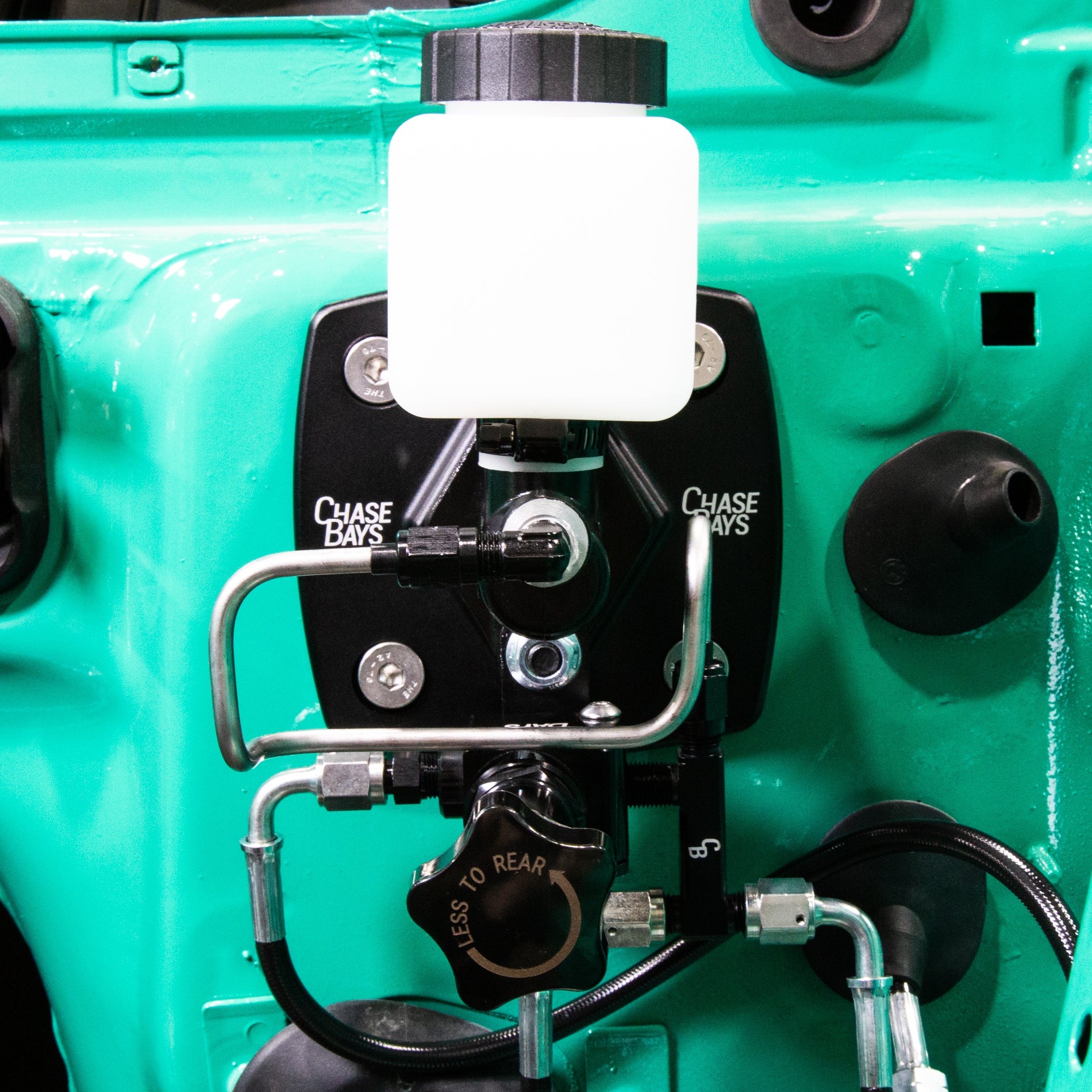 Chase Bays Brake Line Relocation for BMW E30 with Single Piston Brake Booster Delete - Image 7