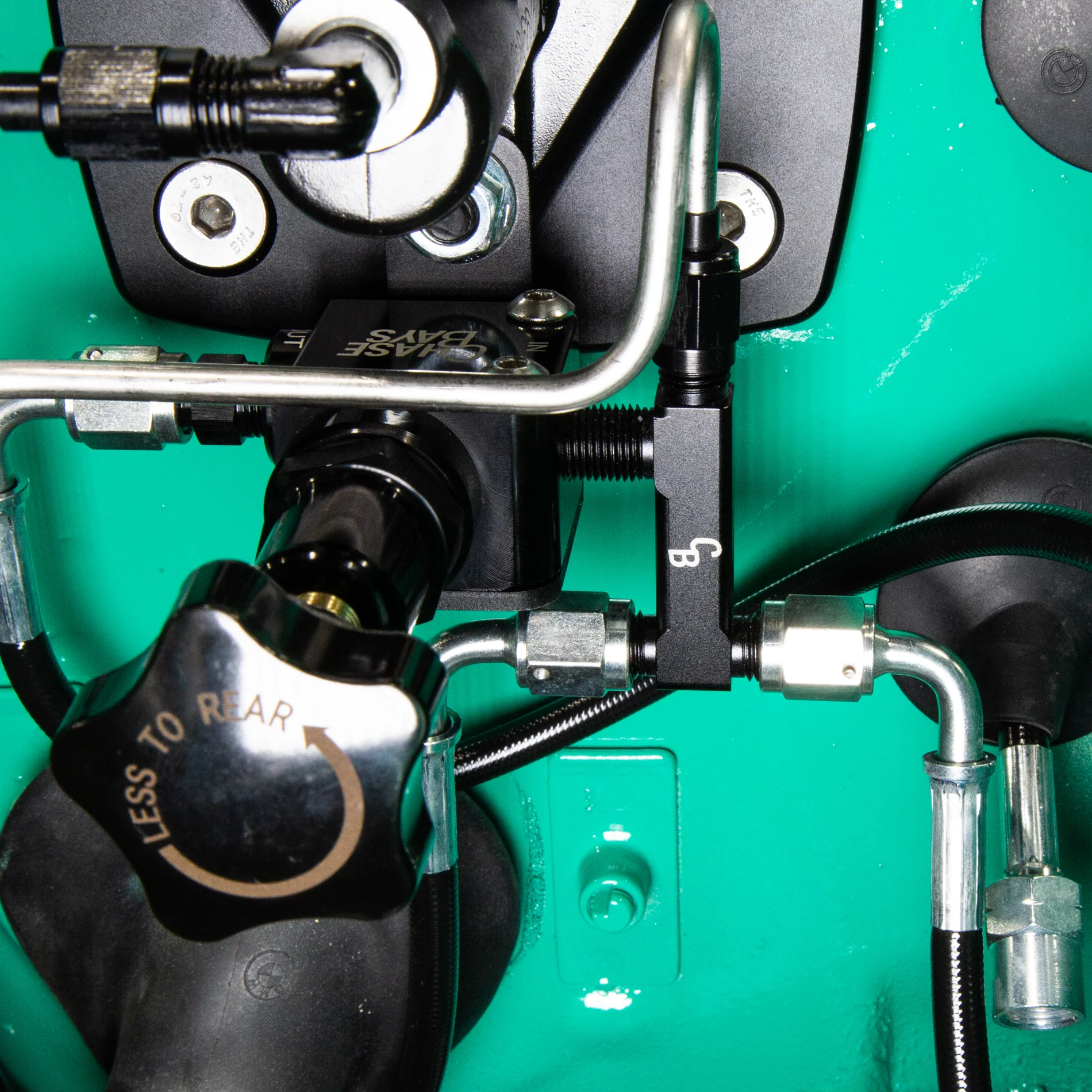 Chase Bays Brake Line Relocation for BMW E30 with Single Piston Brake Booster Delete - Image 8
