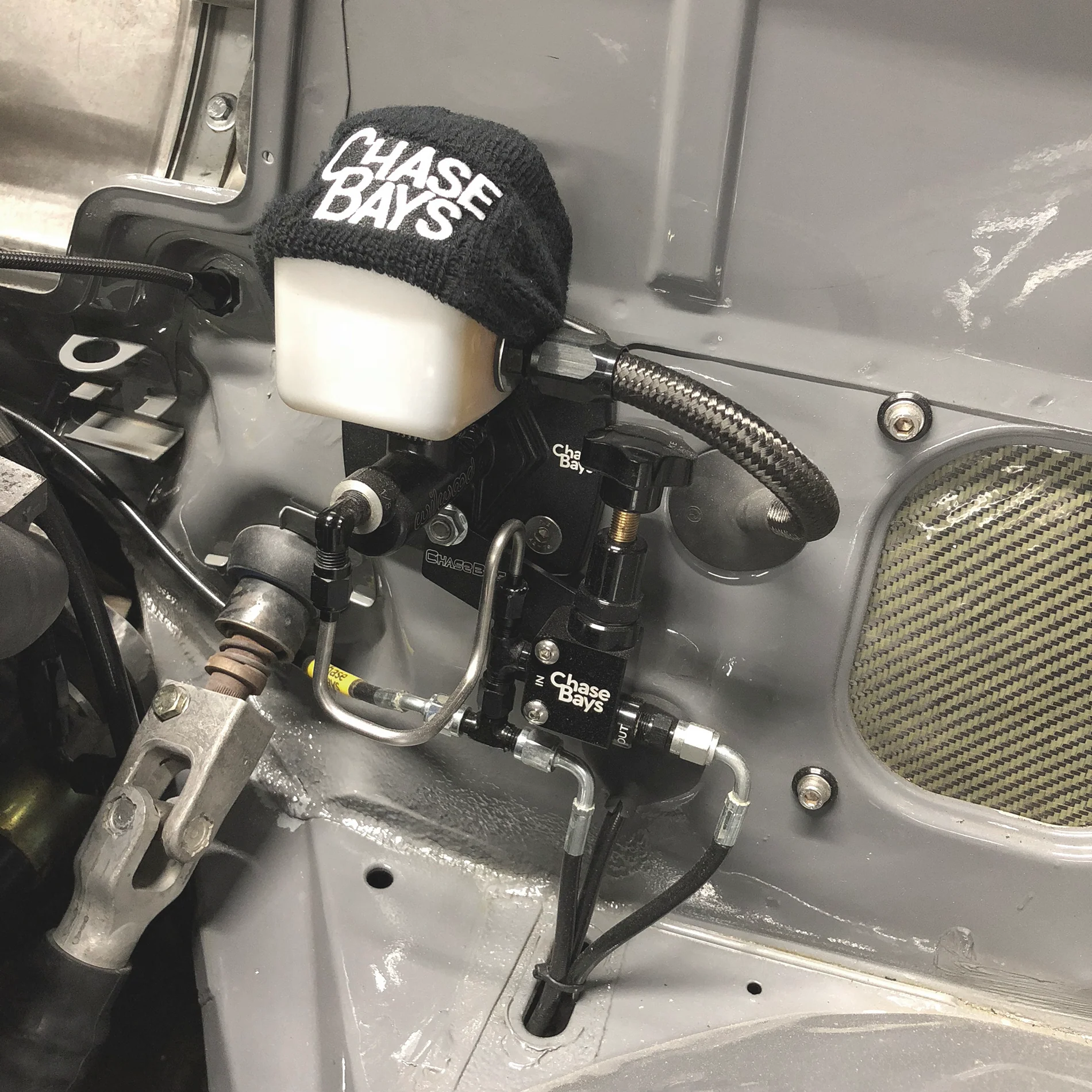 Chase Bays Brake Line Relocation for BMW E36 with Single Piston Brake Booster Delete - Image 4