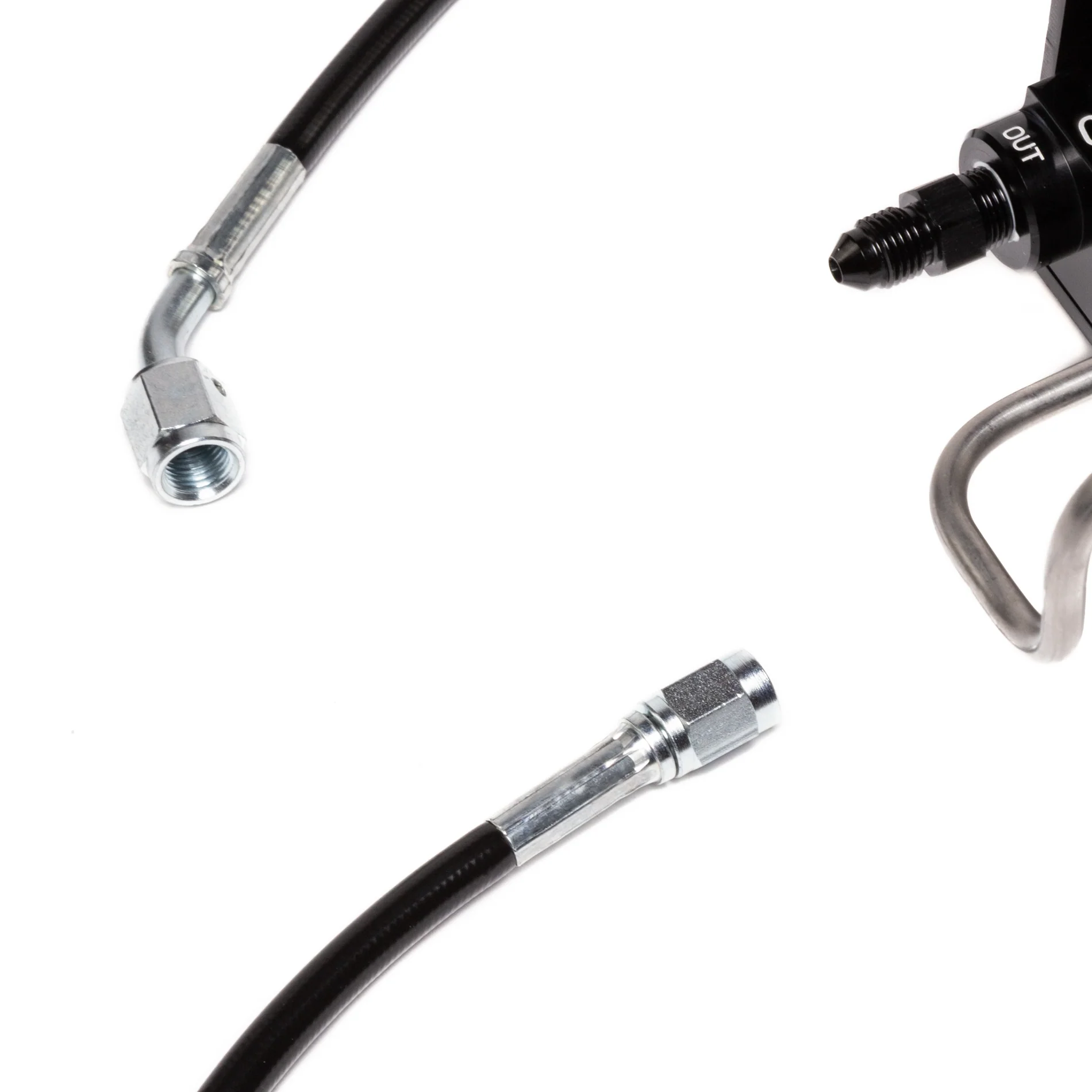Chase Bays Brake Line Relocation for Toyota Supra JZA80 / SC300 / SC400 with Single Piston Brake Booster Delete - Image 5