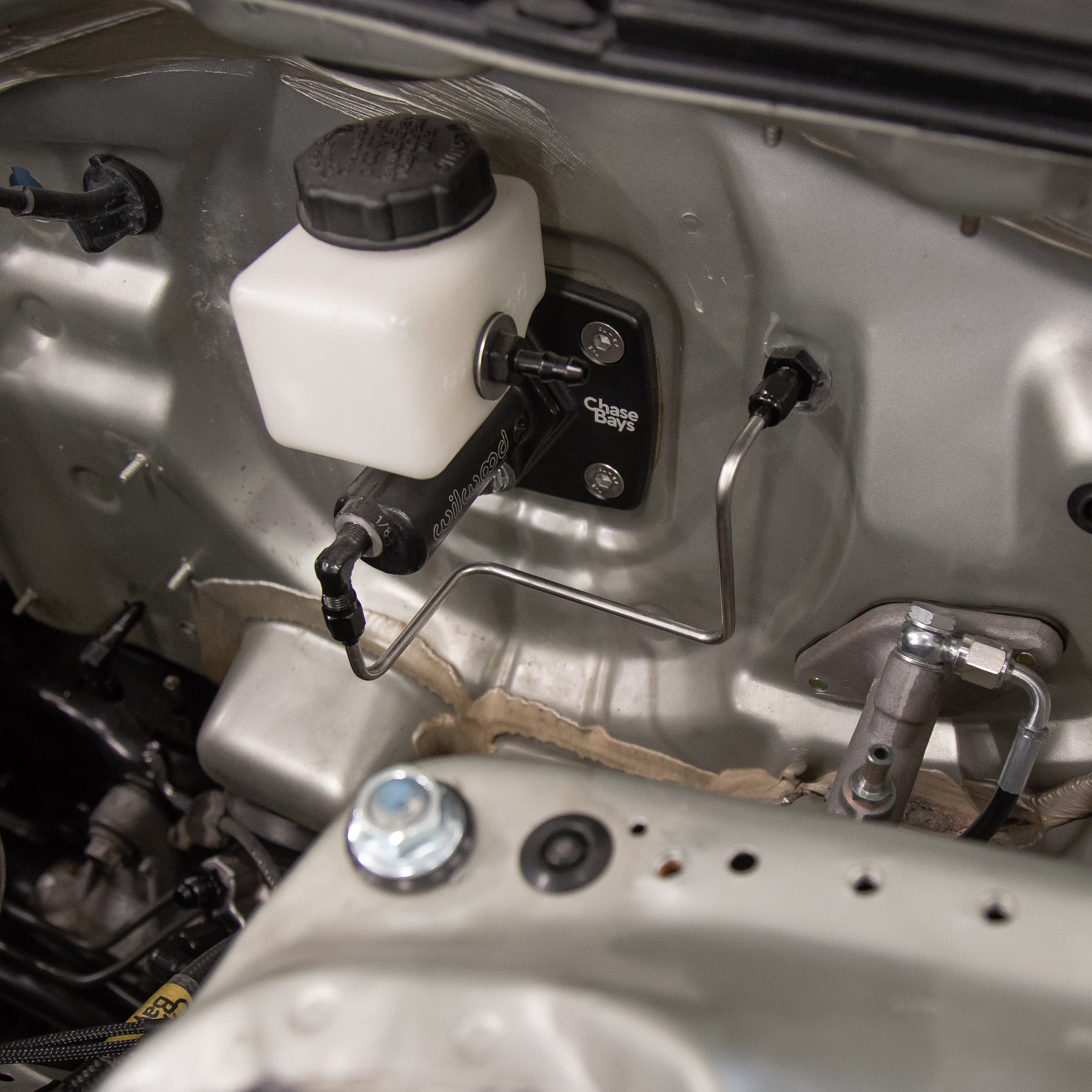 Chase Bays inInterior Brake Line Relocation for 94-01 Integra | 92-00 Civic with Single Piston Brake Booster Delete - Image 2