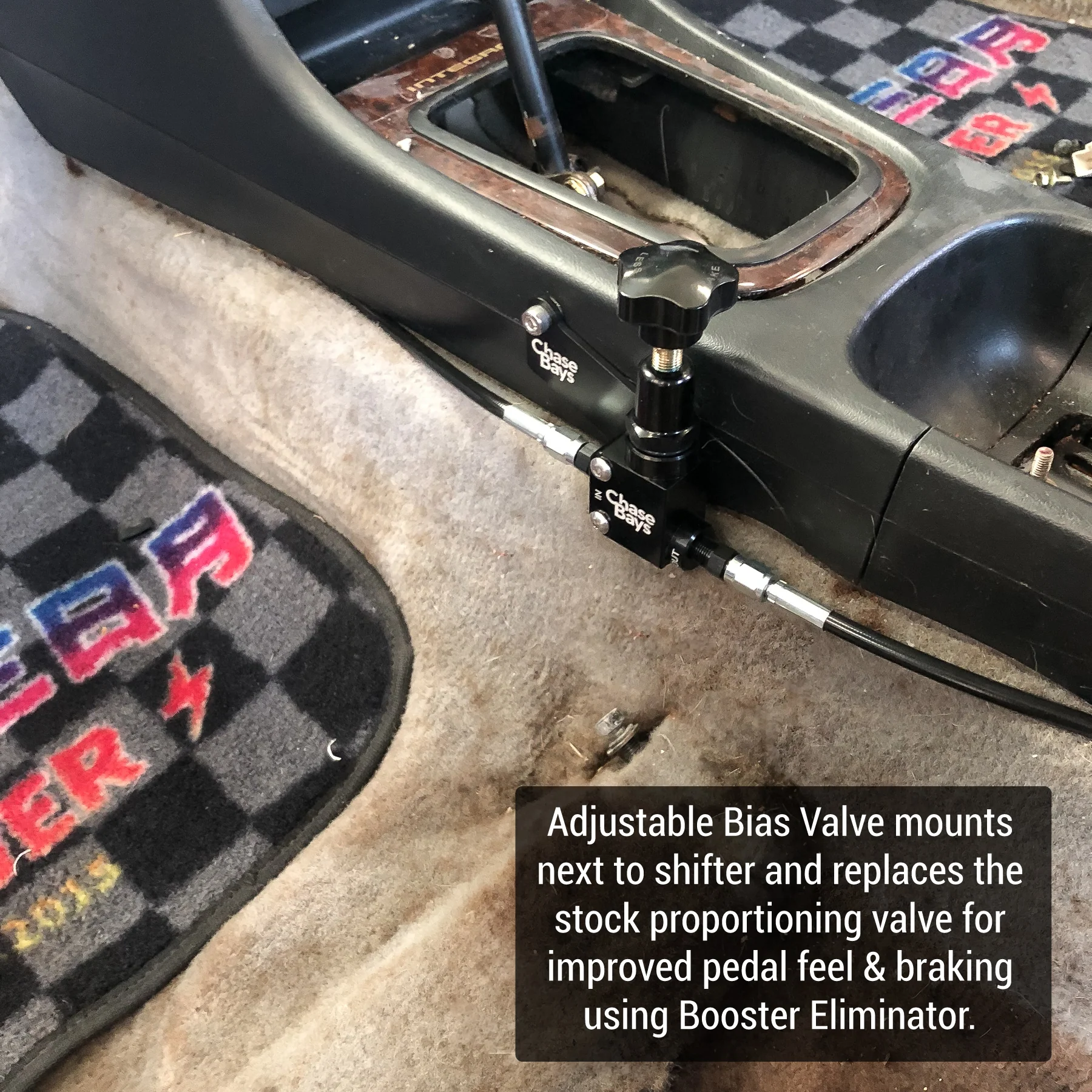Chase Bays inInterior Brake Line Relocation for 94-01 Integra | 92-00 Civic with Single Piston Brake Booster Delete - Image 4