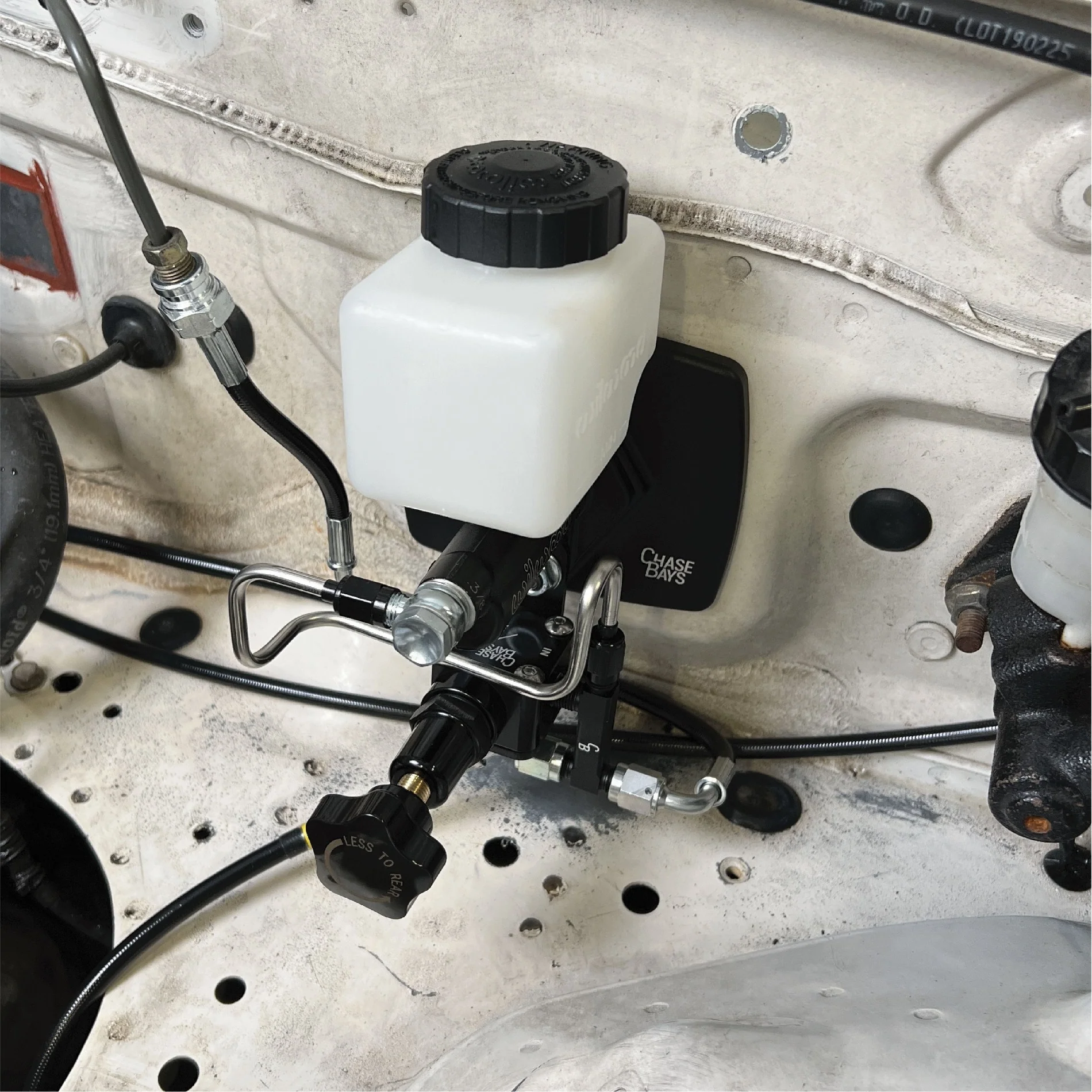 Chase Bays Brake Line Relocation - Mazda Miata MX-5 NA | NB with Single Piston Brake Booster Delete - Image 4