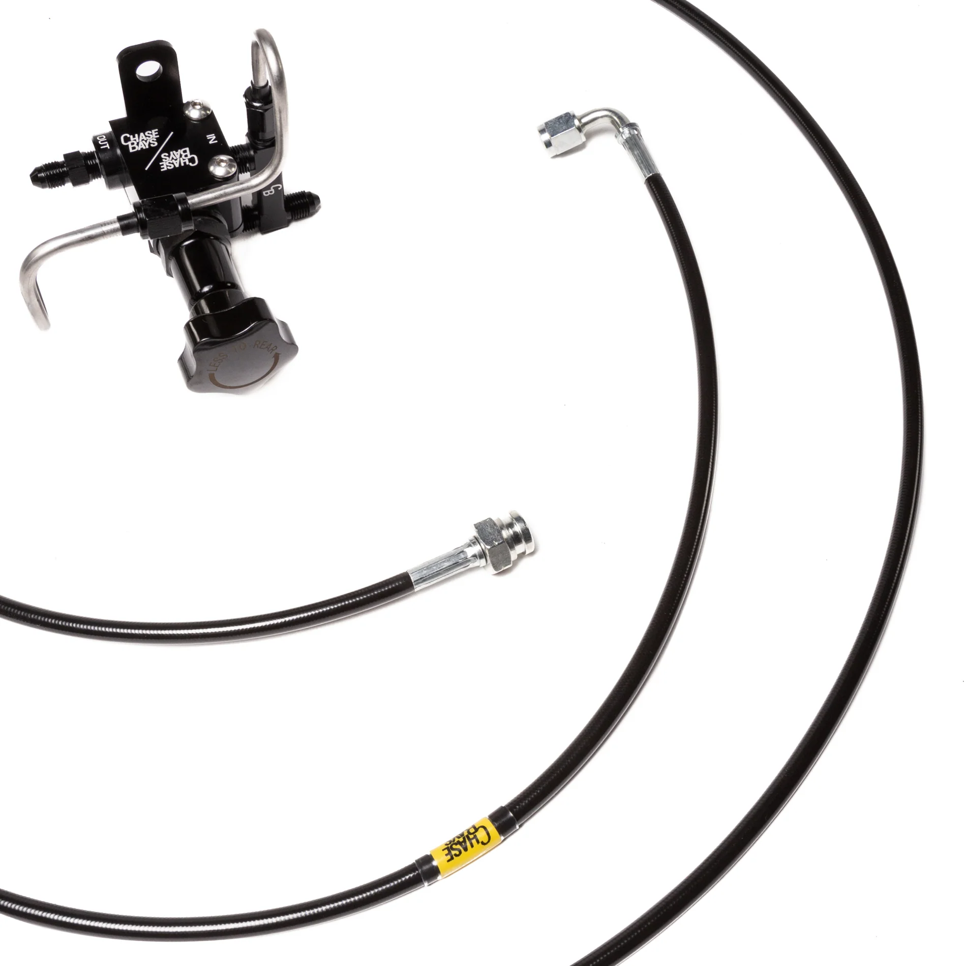 Chase Bays Brake Line Relocation for Mazda RX-7 FC with Single Piston Brake Booster Delete - Image 3