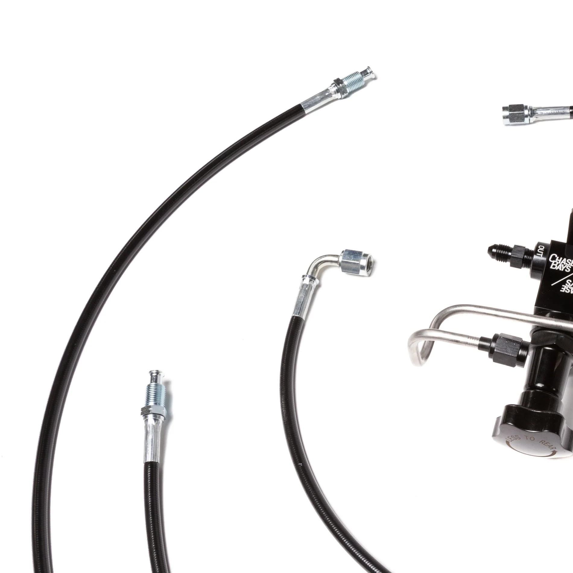 Chase Bays Brake Line Relocation for Mazda RX-7 FC with Single Piston Brake Booster Delete - Image 5