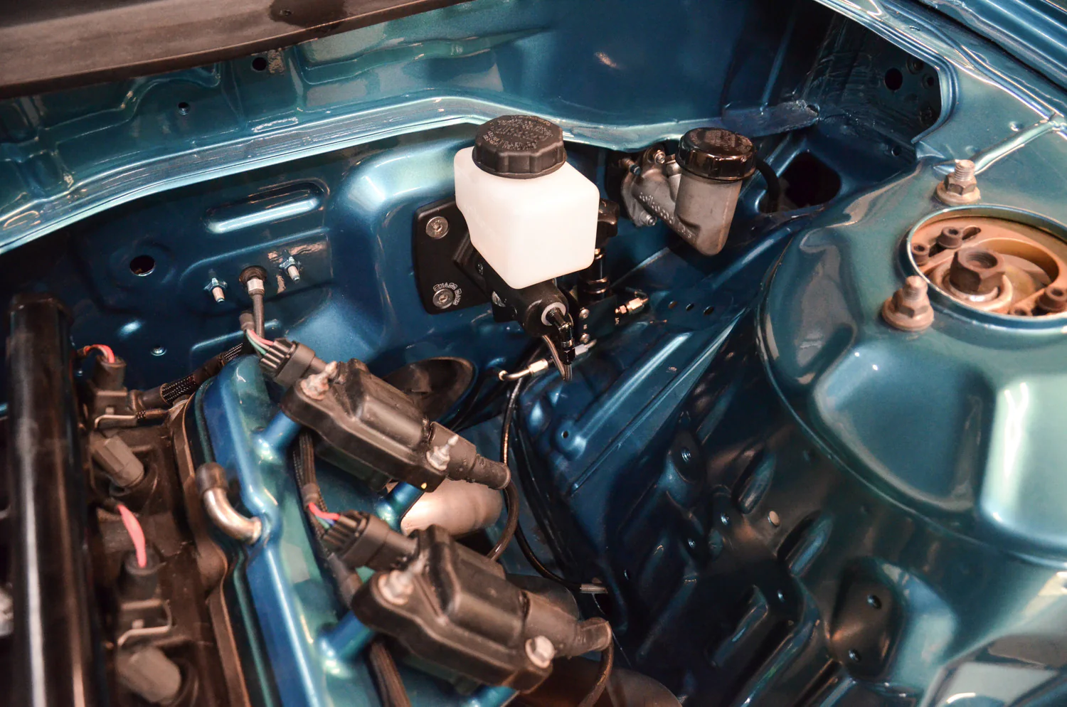 Chase Bays Brake Line Relocation for Nissan 240sx S13 / S14 / S15 with Single Piston Brake Booster Delete - Image 7
