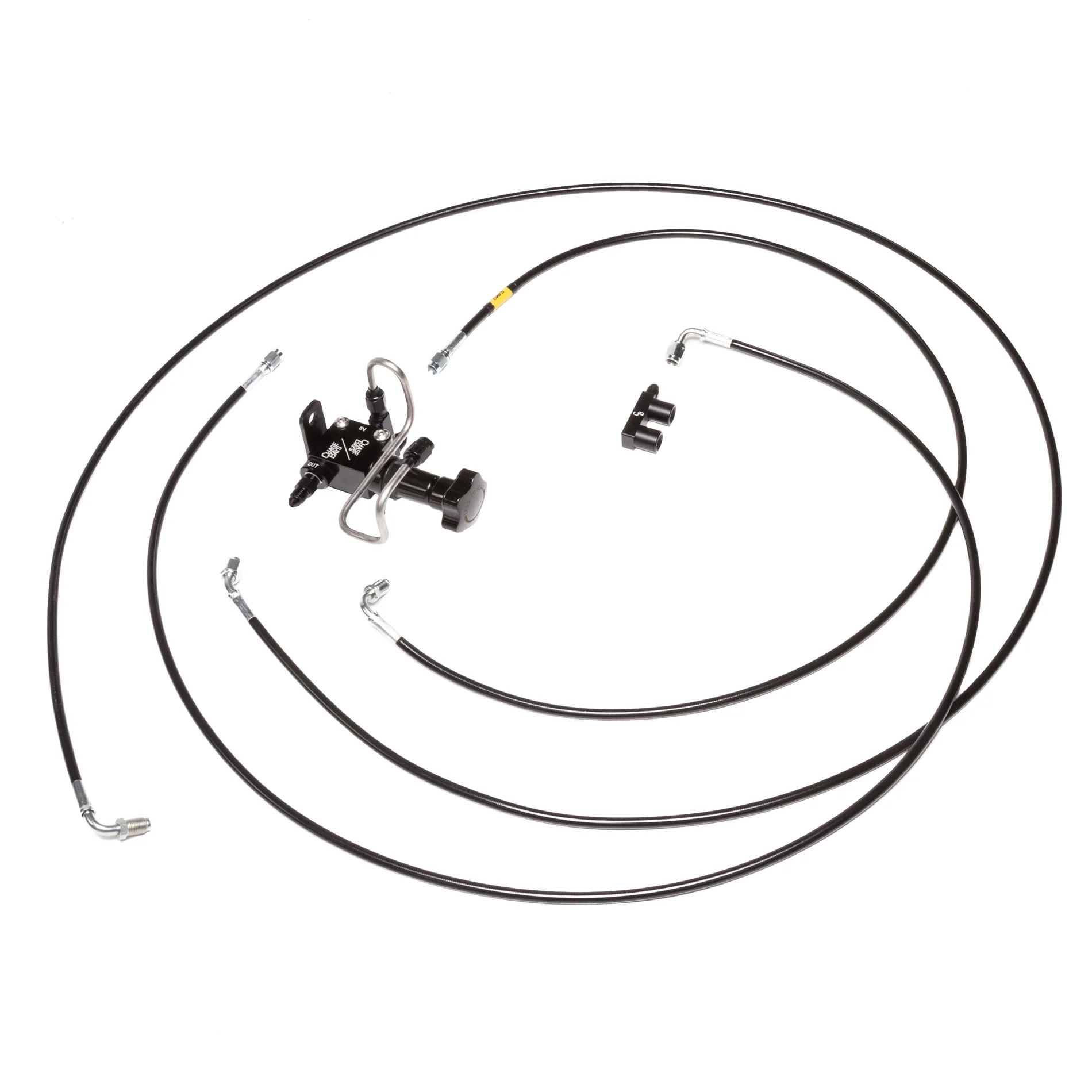 Chase Bays Brake Line Relocation for Nissan 350z | G35 with Single Piston Brake Booster Delete