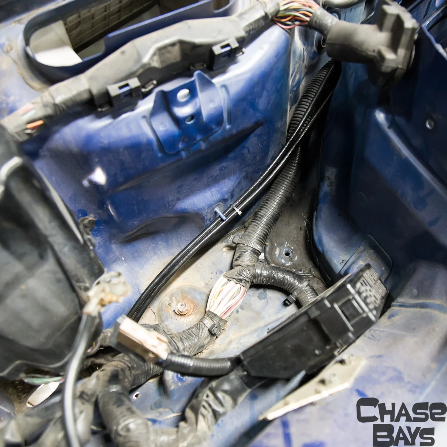 Chase Bays Brake Line Relocation - Nissan 350z | G35 inBay OEMC - Image 10