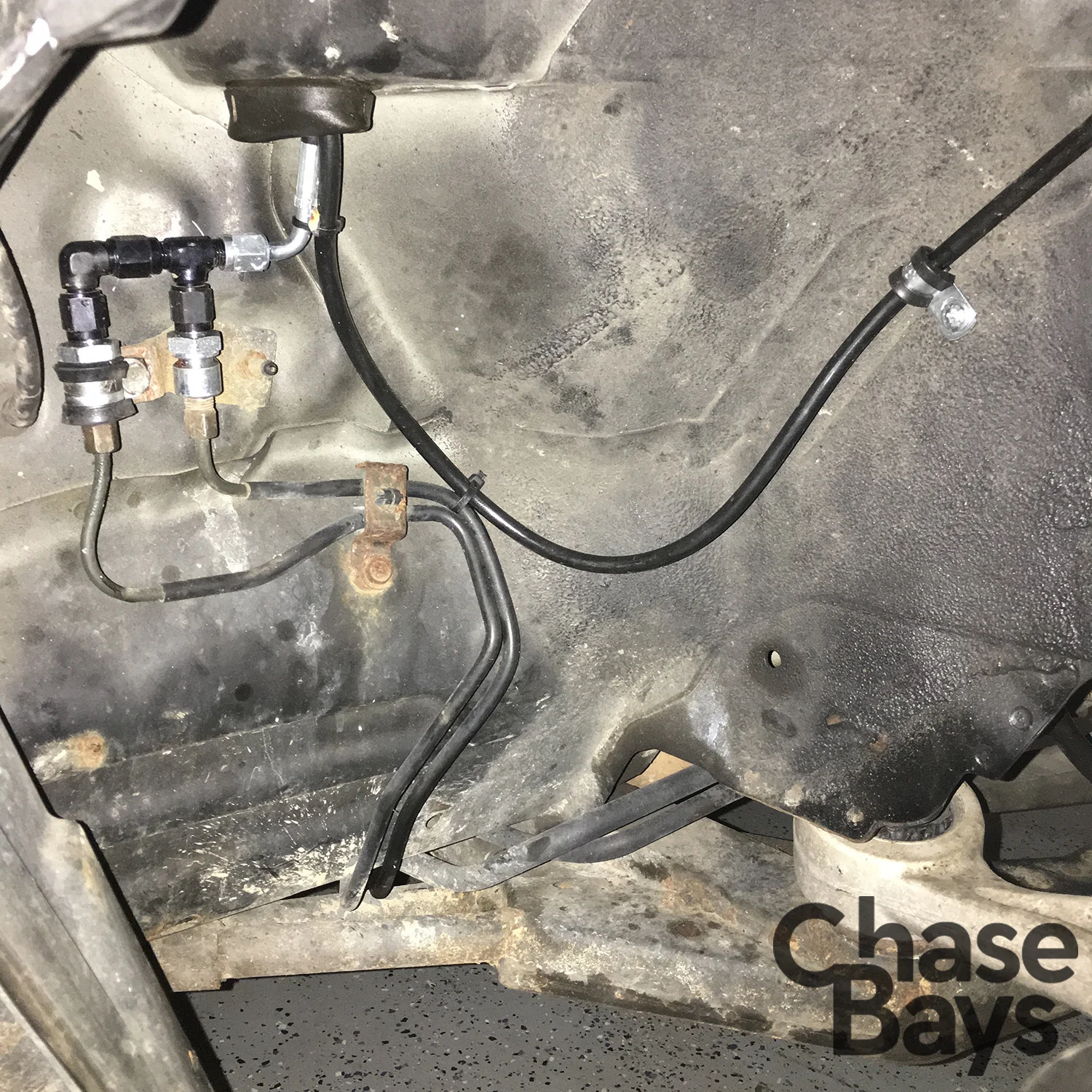 Chase Bays Brake Line Relocation - Nissan 350z | G35 inBay OEMC - Image 11