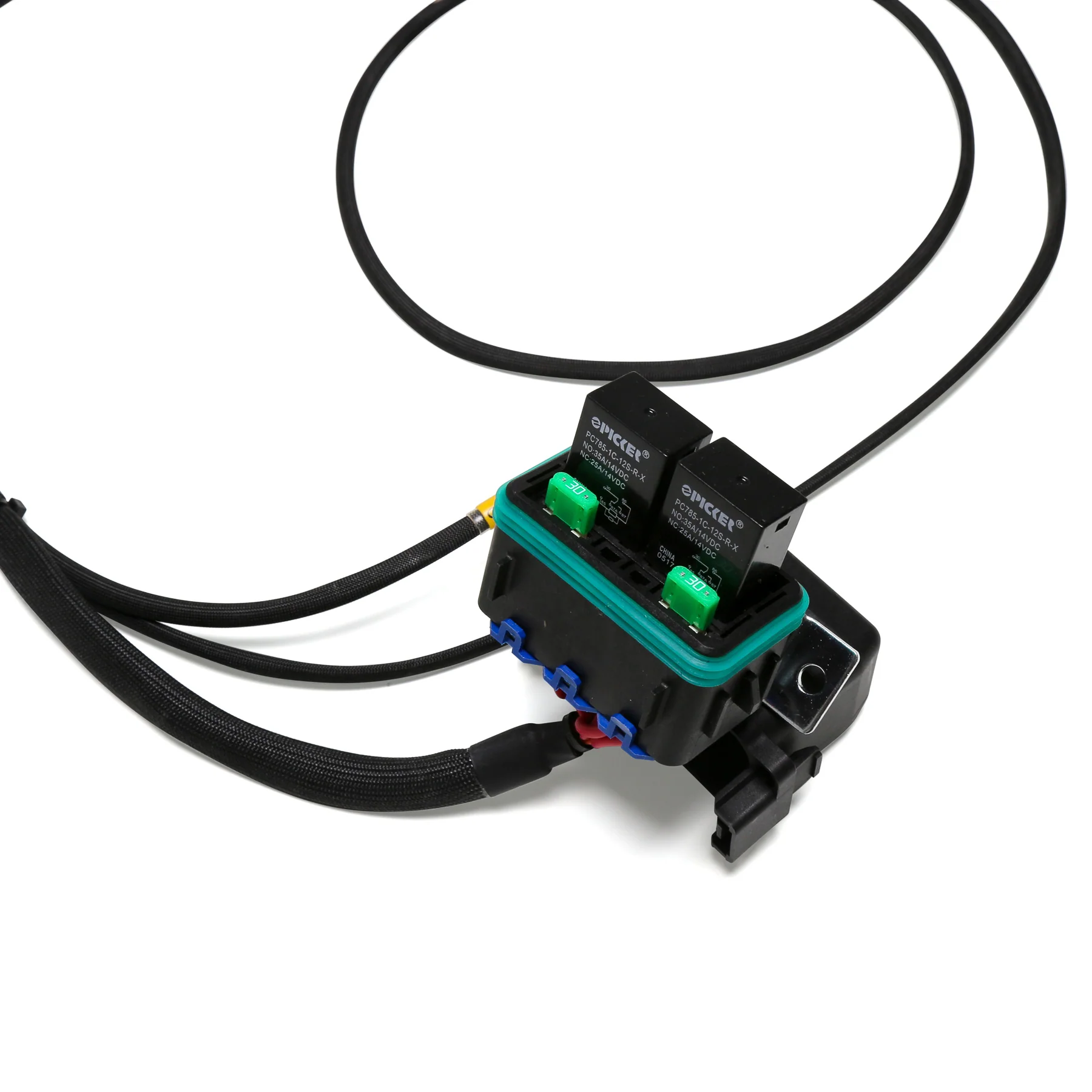 Chase Bays Dual Fan Relay Wiring Harness with 180º F Thermoswitch - Image 3