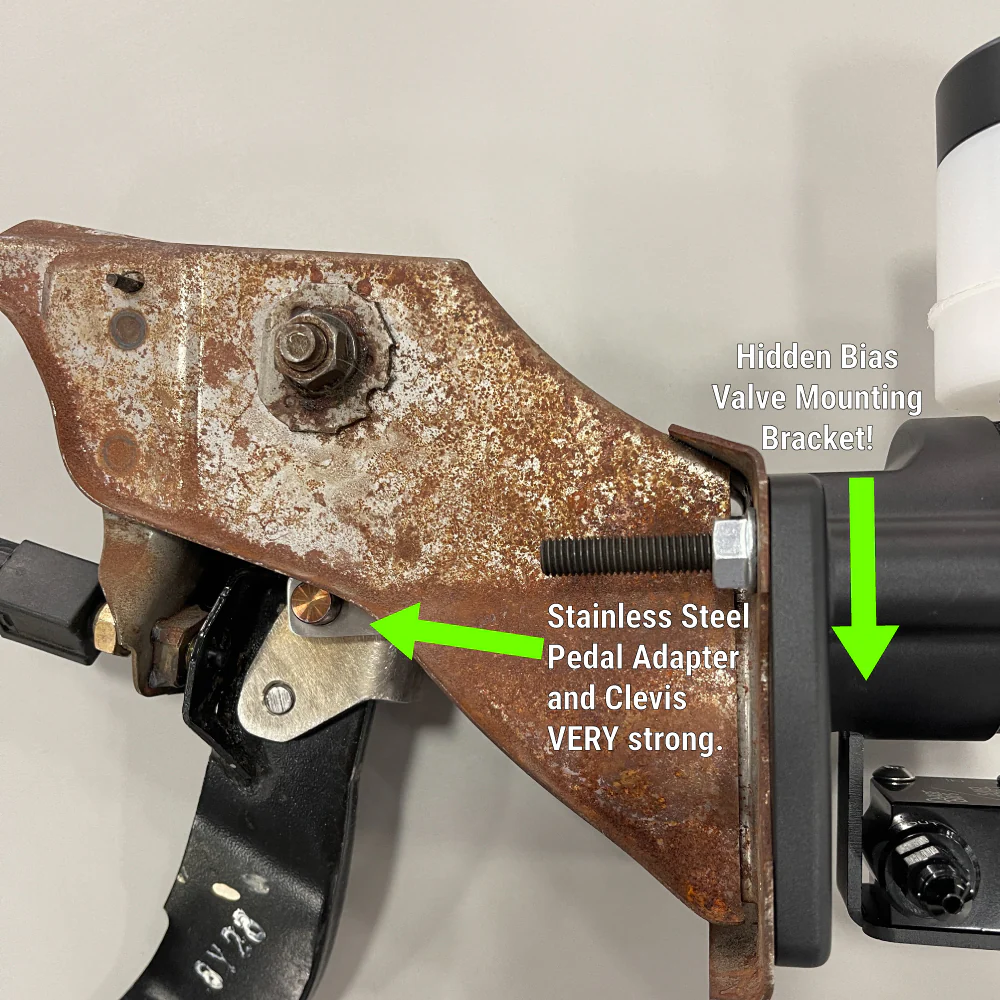 Chase Bays Dual Piston Brake Booster Delete with Bolt-On 6:1 Pedal Ratio - Image 12