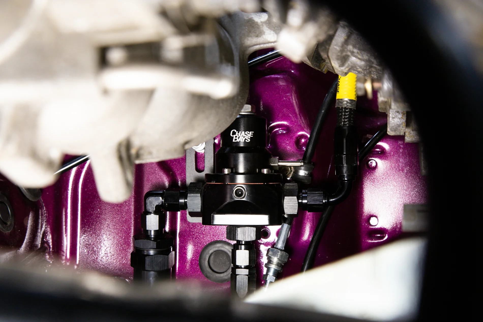 Chase Bays Front to Rear AN Fuel Line Kit - Toyota AE86 Corolla with Beams 3S-GE - Image 9
