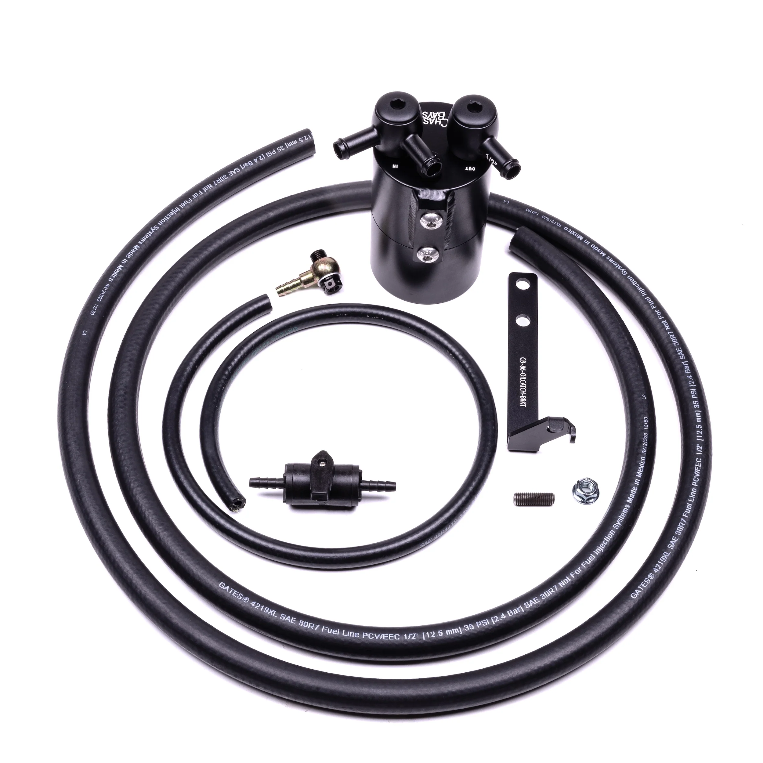 Chase Bays Dual Side Oil Catch Can Kit for Toyota 86 | GR86 | Subaru BRZ w/ FA20 | FA24