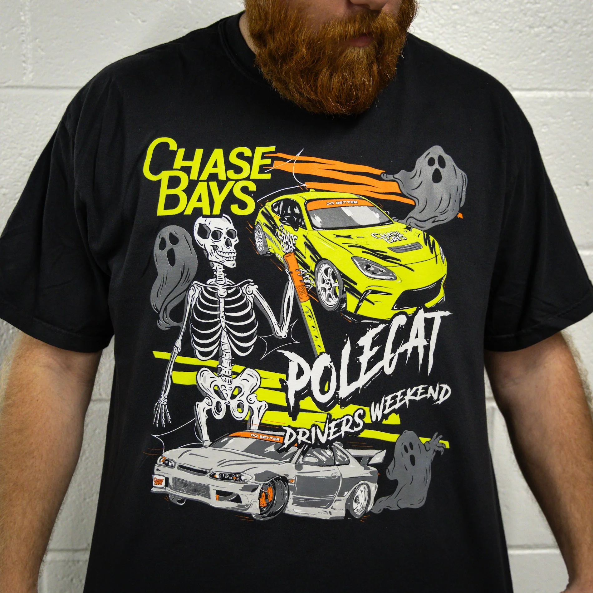 Chase Bays Polecat October Halloween Tee - Image 2