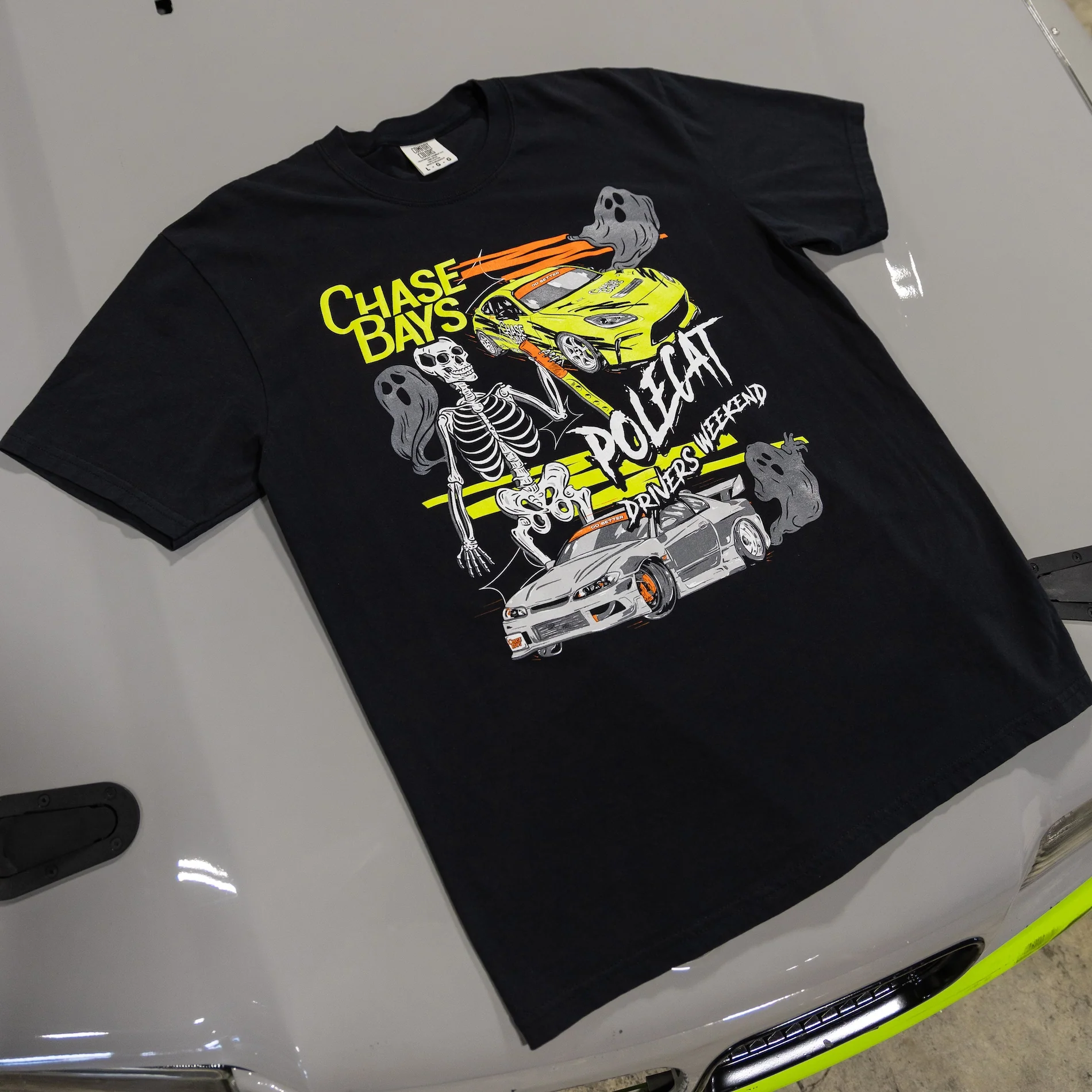 Chase Bays Polecat October Halloween Tee - Image 3