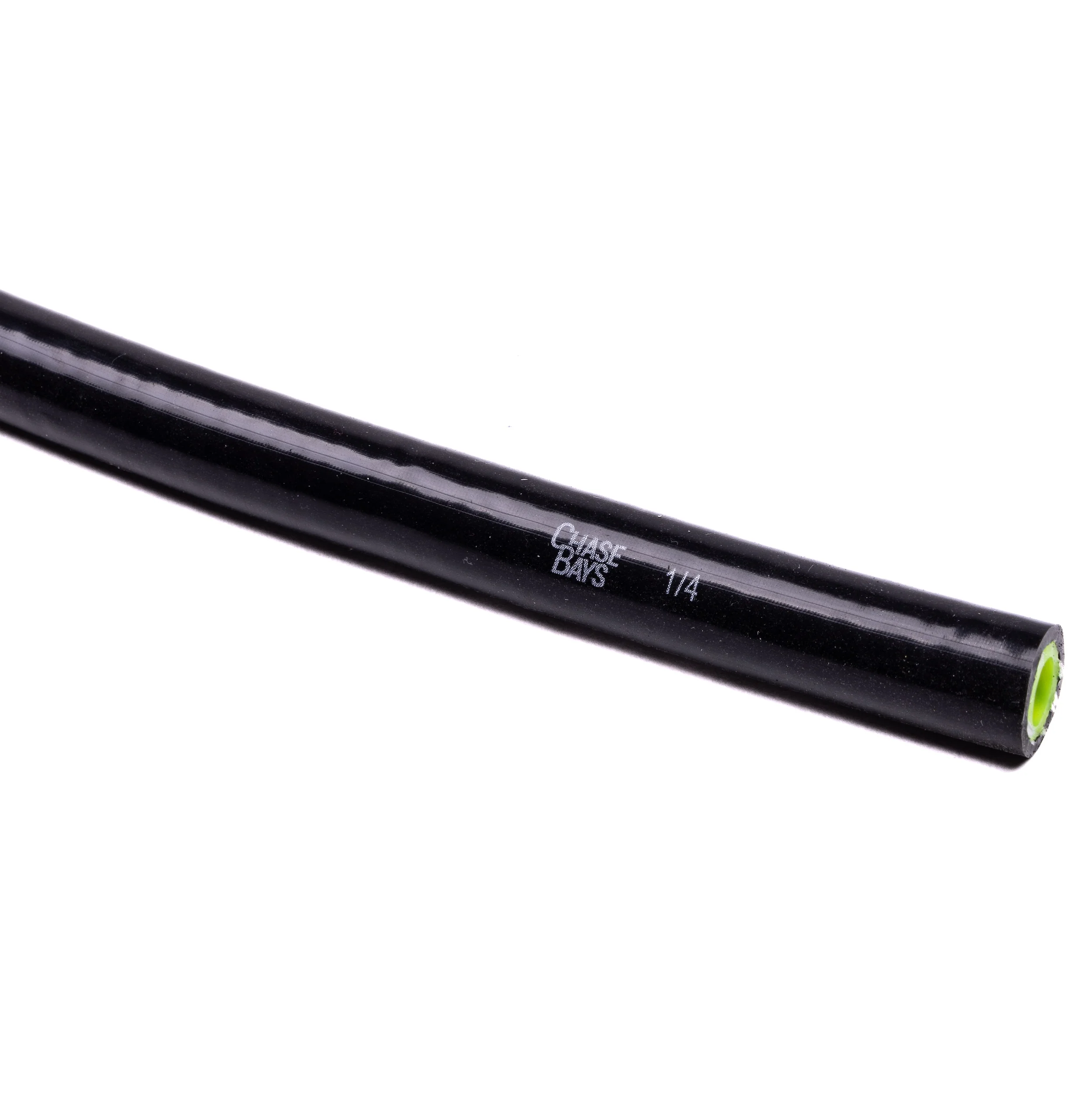 Chase Bays Silicone Heater Hose - Black w/ Acid Green Inner - Image 3