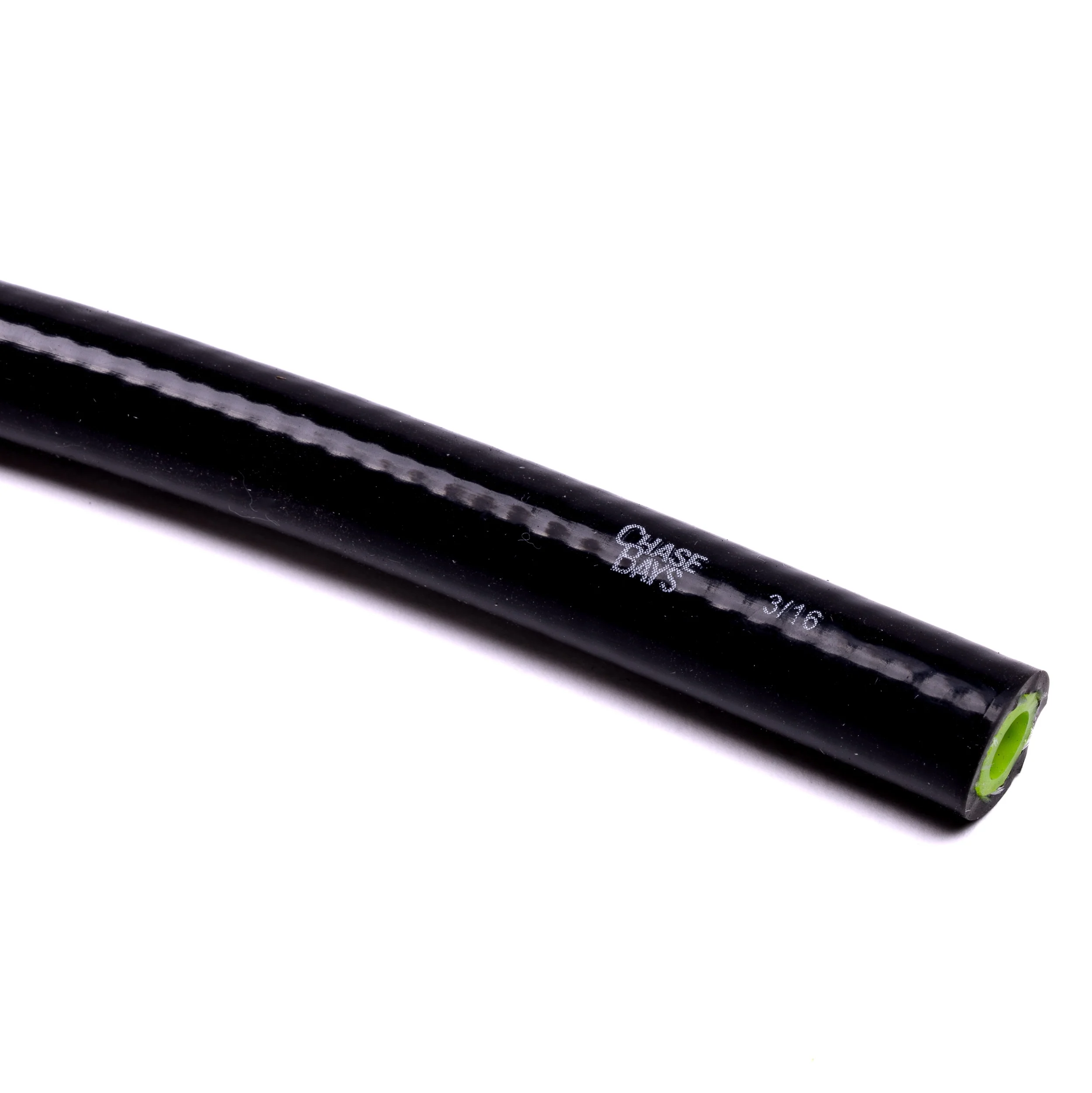 Chase Bays Silicone Heater Hose - Black w/ Acid Green Inner - Image 4