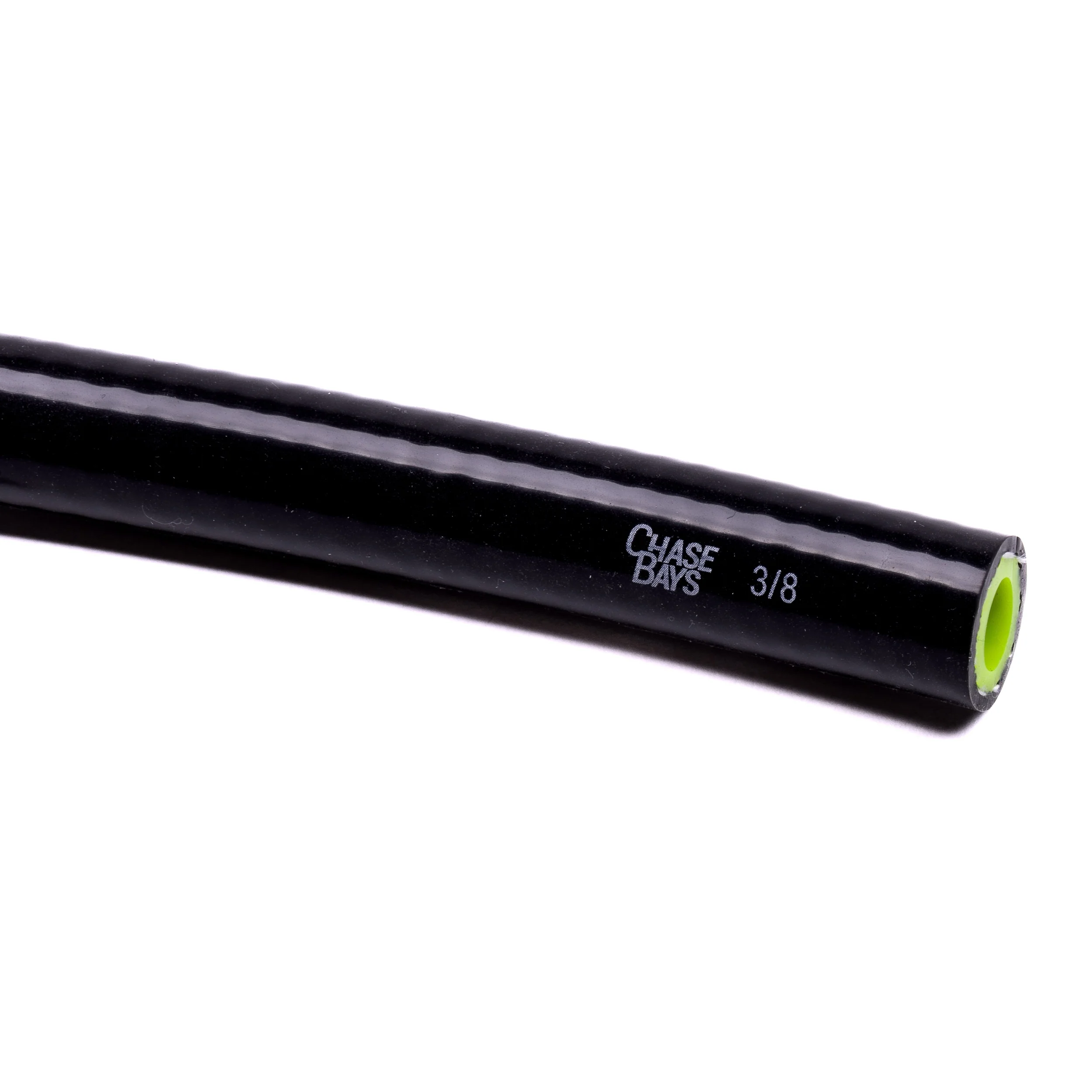 Chase Bays Silicone Heater Hose - Black w/ Acid Green Inner - Image 5