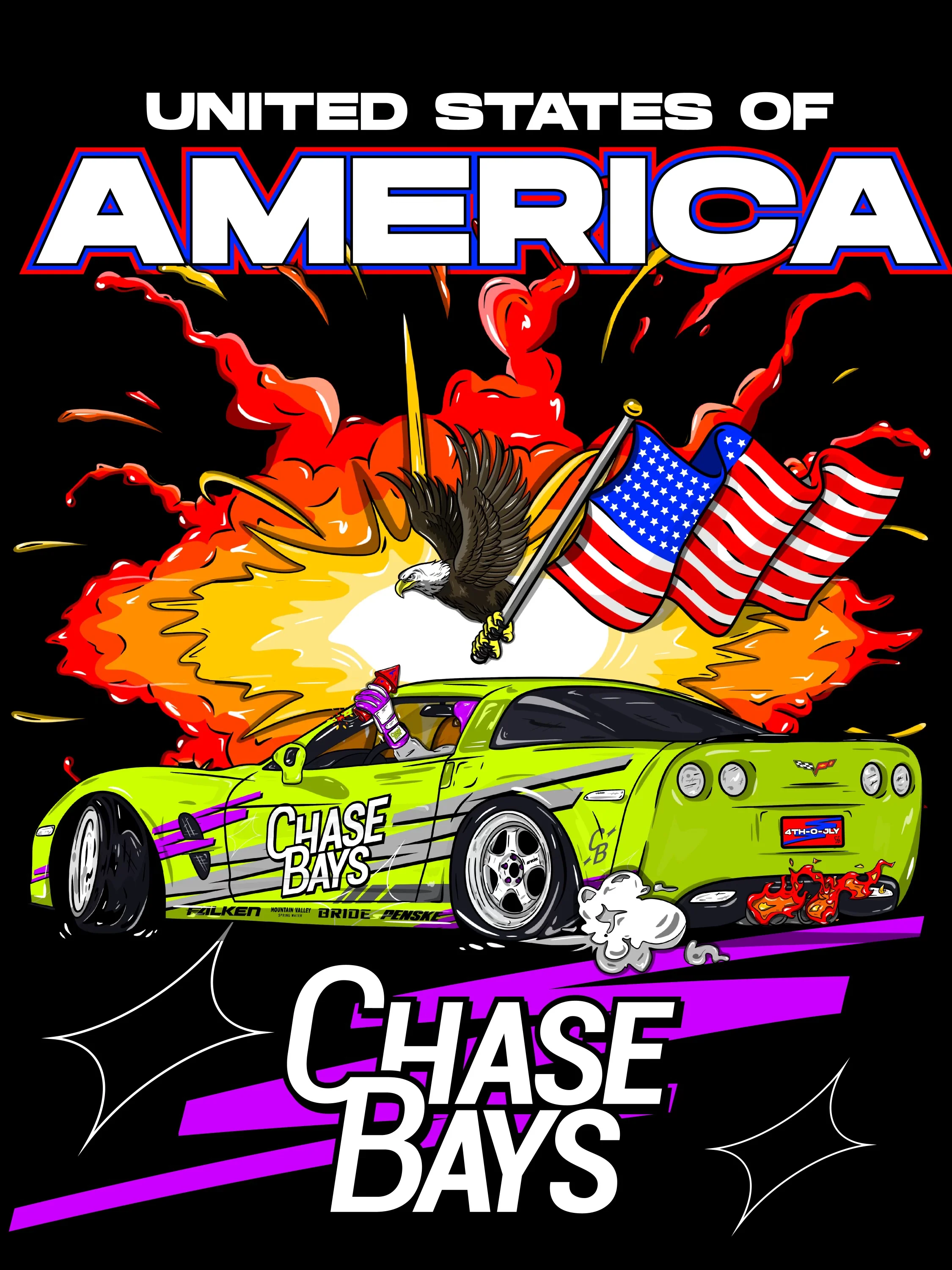 Chase Bays USA Tee - Image 8