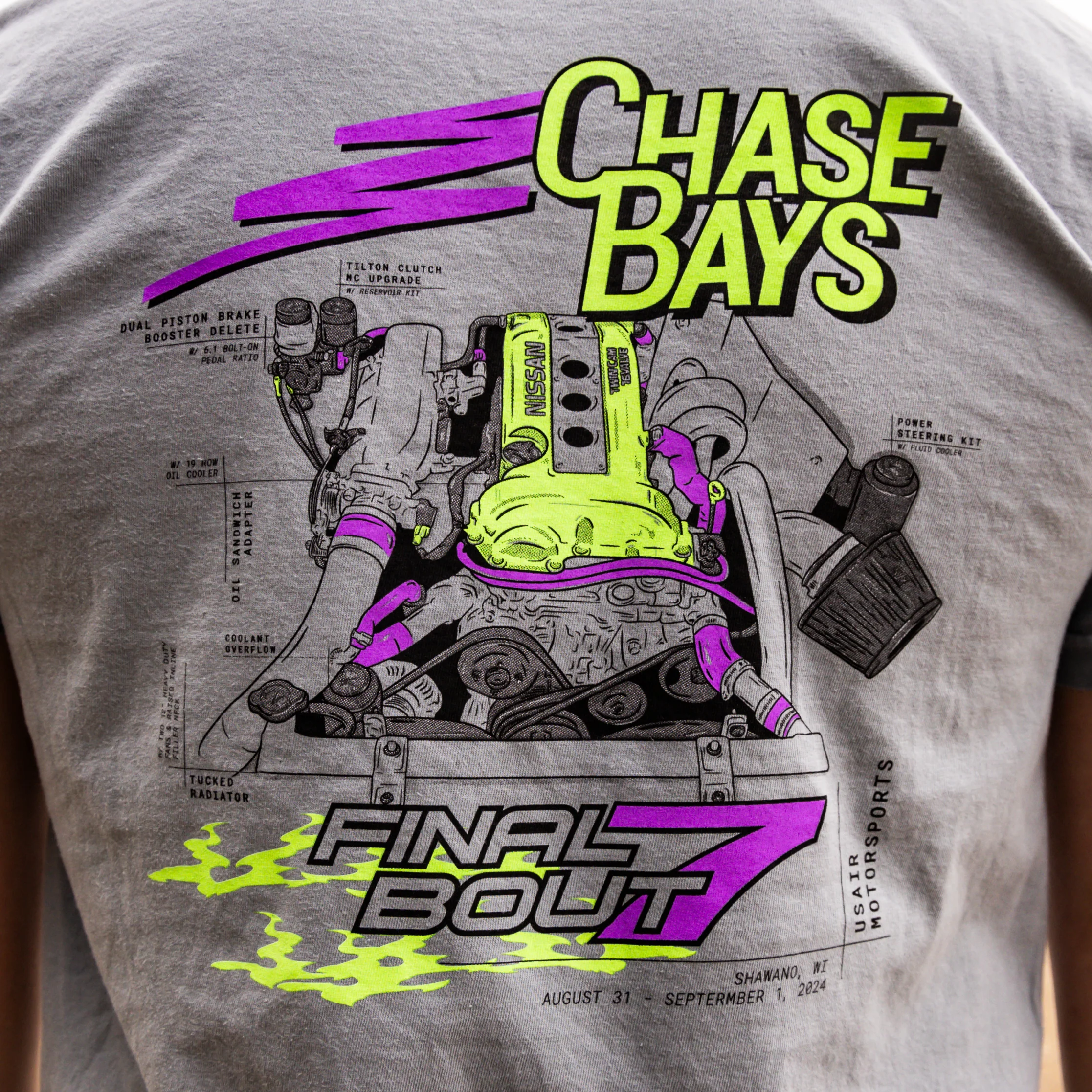 Chase Bays x Final Bout 7 2024 Tee - Image 3