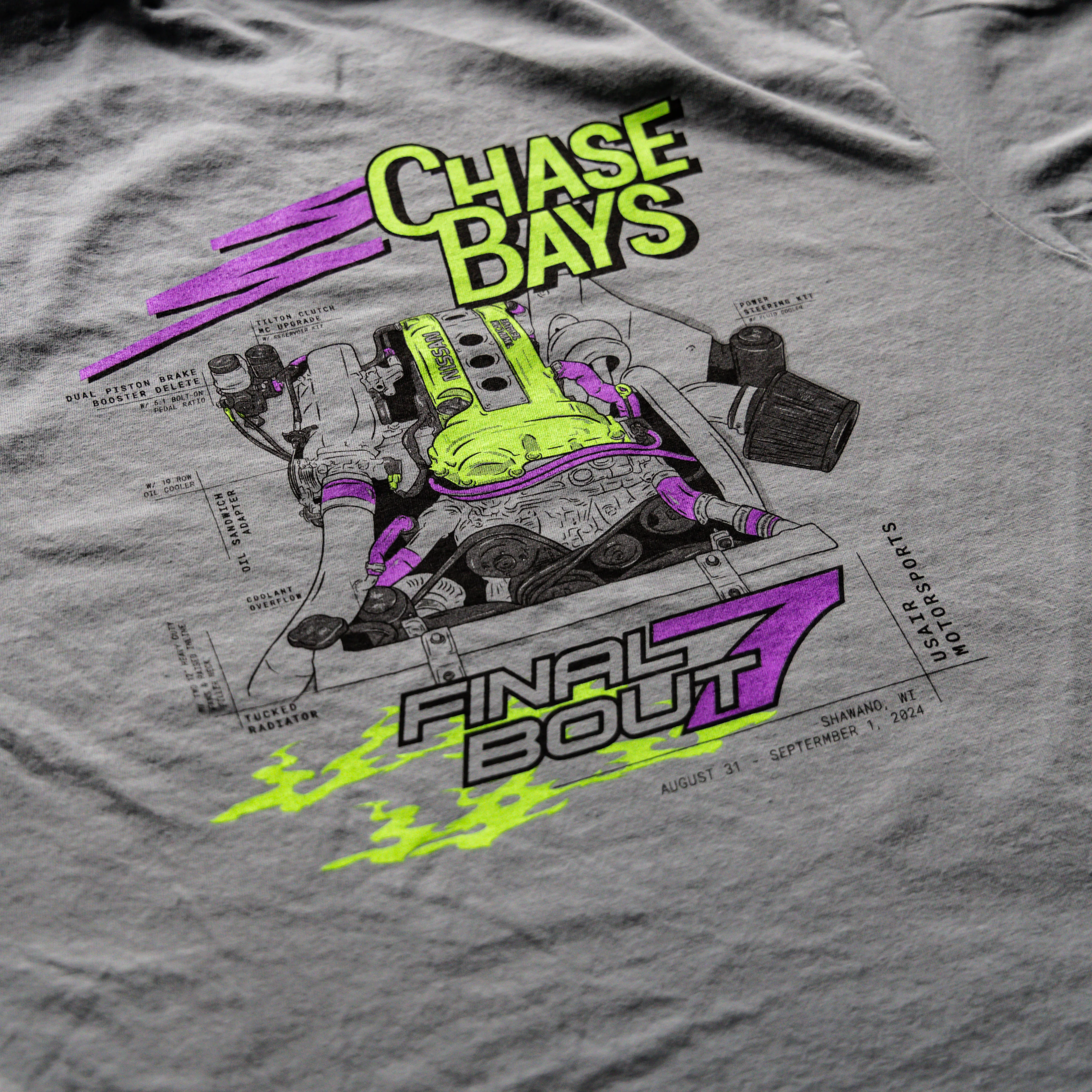 Chase Bays x Final Bout 7 2024 Tee - Image 4